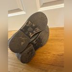 Lucky Brand Boots 7.5 Brown/Grey Leather Nordic Quilted Buckle Photo 6