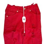 Vince Juniors Blue Jeans Skinny Legs Jeggings Red Distressed sz 3 Photo 4