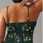 Reformation Anthropologie  Silk Overland Floral Emerald Top Size 12 NWT Photo 1