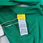 Agua Bendita NEW Sue Carden Belted Ruched Plunge One Piece Swimsuit Green XL Photo 5