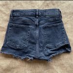 Divided H & M black high rise Denim distressed Size 4 Photo 6