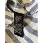 Sharagano Blue White Striped Sleeveless Tunic Top Dress Pockets Women’s M Photo 5