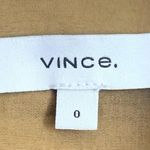 Vince NEW Sleeveless Cotton Shirt Dress in Caramel Brown Photo 10