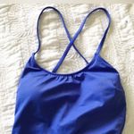 Victoria's Secret PINK Victoria’s Secret Blue/purple one piece lace up Photo 7