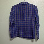 Vintage 80s Plaid wool jacket | modest | wool jacket | wool blazer Size 10 Photo 5