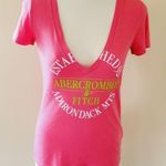 Abercrombie & Fitch  pink graphic tee size small Photo 0