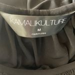 Norma Kamali Kamali Kulture Shirred Neckline Solid Black Dress Photo 12