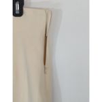 ZARA Cream Trousers Pants Women's Large Cream High Waist Culottes Neutral Work Photo 3