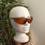 2000s Y2K Retro streetwear green camouflage orange tinted sunglasses Photo 1