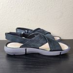 Clarks  Womens Tri Chloe Sandals Black Comfort Size 8 Photo 4