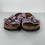 Birkenstock Betula Purple Snakeskin Print Sandals Size 10 Photo 1