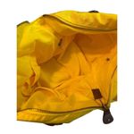 Old Navy Yellow Nylon & Faux Leather Tote Bag With Adjustable Strap & Zip Pocket Photo 6