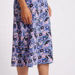 Marine layer  Ryan Slip Midi Skirt in Floral NWT size 14 Photo 0