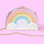 Stoney Clover Lane  x Target Rainbow Crossbody Bag Lavender NWT Photo 1