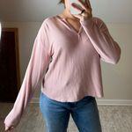 FOR THE REPUBLIC : Pink Lightweight Sweater Photo 0