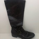 Franco Sarto brown knee high boots gold buckle Photo 1