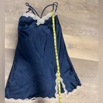 Victoria's Secret Victoria’s Secret Navy Satin Slip Dress – XS Photo 4