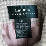 Ralph Lauren 90s Vintage Lauren  Gray Houndstooth Deadstock Wool Jacket Size 10 Photo 7