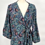 Torrid " Georgette Wrap Tunic Blouse Dress Size 1 - Chic Plus‎ Size Photo 9