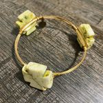 Bourbon and Boweties Bourbon & Bowties Green Stone Bangle Bracelet Photo 3