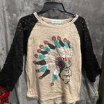 Southern Grace Women’s Tribal 3/4 Sleeves T-Shirt Size L. Photo 3