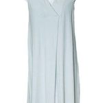 Soft Surroundings  Women's Blue Sleeveless Dress Casual Linen Blend Summer Photo 0