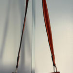 Parfois Shoulder Bag Suede Flap Closure Copper Color Purse Orange Photo 0