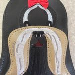 Rolfs Leather Schnauzer Dog Minimalist Coastal Coin Purse Keychain Wallet Photo 1