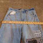 Hollister Size 3R Patchwork Jean Pants Distressed Waist 26 Length 27 Paisley Photo 3