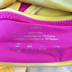 Terez NEW Electric Lemonade Geometric Print Pattern Bikini Swim Bathing Suit Top Photo 1