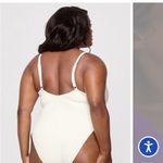 YITTY  Shaping Swim Plunge Swimsuit Large color On My Ivories Photo 4
