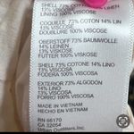 Urban Outfitters  Serendipity Neutral Linen V-Neck Babydoll‎ Dress Size Medium Photo 13