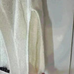 None Cable knit cardigan. Chucky. Oversized. Boxy. Cap sleeve. Large button. Size M Photo 3