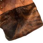 Lindalee Leather and Cow Hair Shoulder Bag/Tote Photo 10