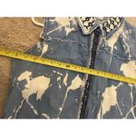 Guess  Jeans Women's Top Denim Tank Tie Button Blue Wash Large Photo 9