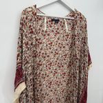 American Eagle  Kimono Floral Boho One Size Viscose Shawl Overlay Photo 1