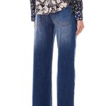 Rebecca Taylor  High Rise  Wide Leg Jeans Photo 7