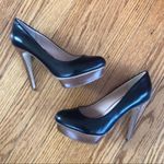 Dolce Vita Black Leather Stiletto Platform Pump Heels Sz 6 Photo 0
