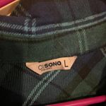 Ci Sono NWT  plaid button down L Photo 6