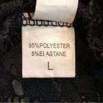 SheIn Black Lace Bodysuit L Photo 8