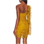 For Love & Lemons  Tiana Yellow Lace Mini Dress Size Small NWT Photo 3