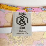 Agnes & Dora  Spring Midi Pink Yellow Fisher Dress Medium Photo 3