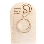 A New Day  NWT 3 Hoop Gold Tone Dangle Hoop Earrings Photo 8