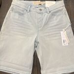 Soft Surroundings  Ultimate Denim Pull on Relaxed Shorts/ Pinyon Wash medium NWT Photo 6