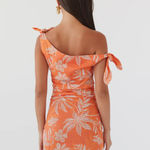 Peppermayo  Amazonia Linen Mini Dress In Tropic Sunset Photo 6
