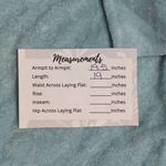 ANDIE NWT Cropped Button Up Blue CABLU Textured Collared Short Sleeve Shirt S Photo 7