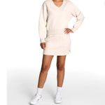 Reebok  Cream Fleece Sweat Skirt Athletic Sporty Athleisure Women's Photo 7