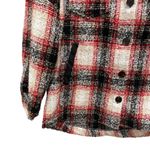 La Miel Saturn Flannel Jacket Red White and Black Size Small Photo 2