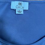 CeCe  Large Blue Ruffle Sleeve‎ Blouse NWT Photo 4