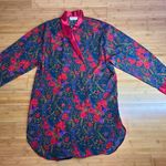 Victoria's Secret Vintage Victoria Secret Gold Label Floral Night Shirt,Nightgown,Lounge-Top|Sz:M Photo 4
